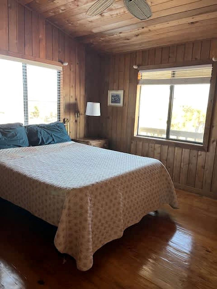 Cute Rustic Beach House with Gorgeous Water Views and Direct Beach Access on Little Gasparilla Island, Florida