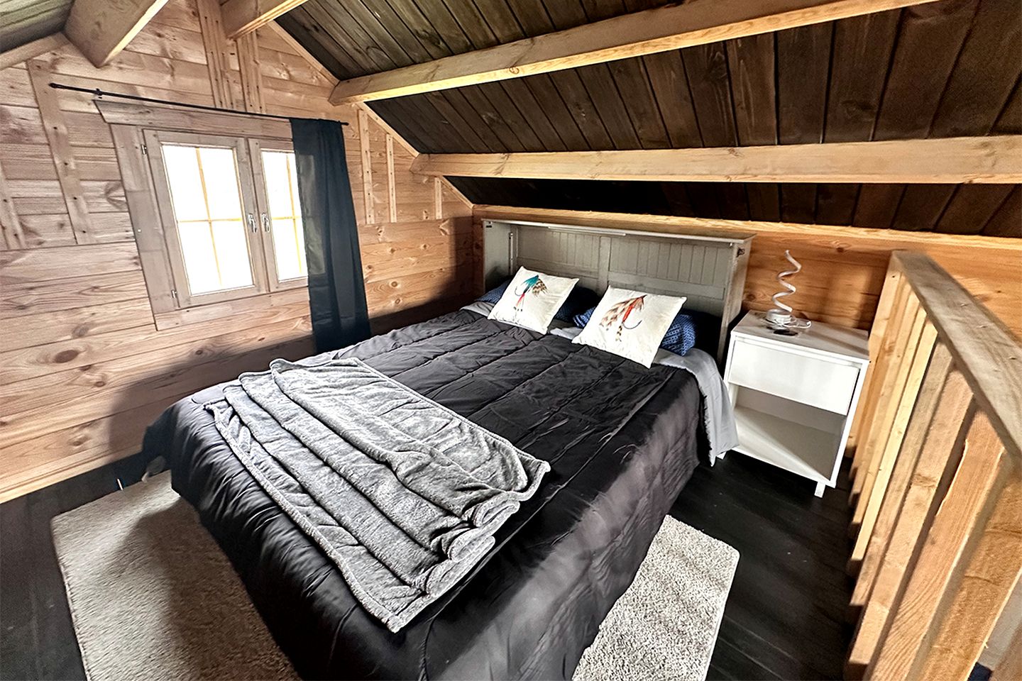 Solar Powered Lakefront Twin Tiny Houses in Cantwell Alaska, Perfect for a Group Getaway to Denali National Park