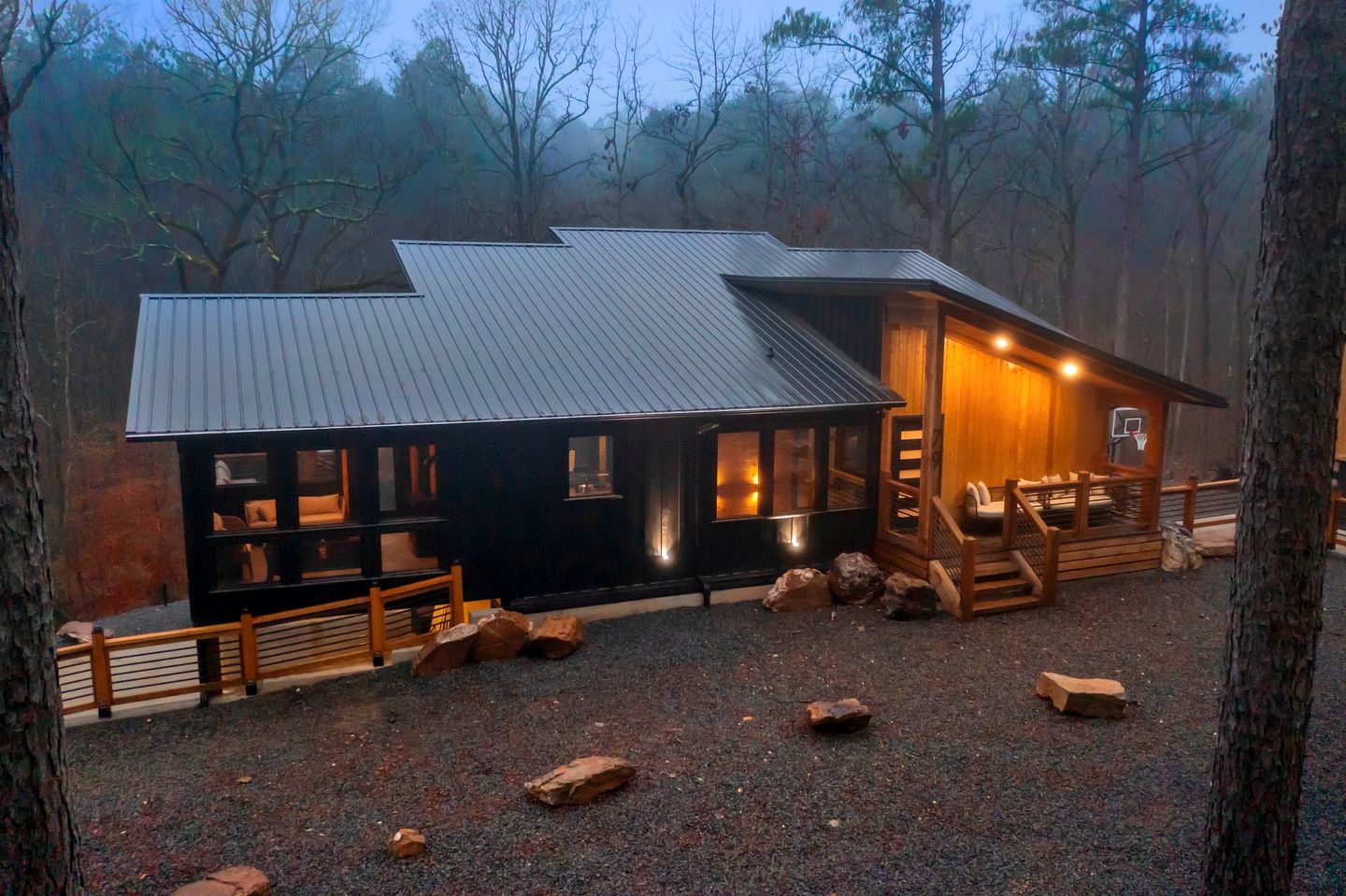 Two Gorgeous Cabins with Basketball Court in Broken Bow, Oklahoma