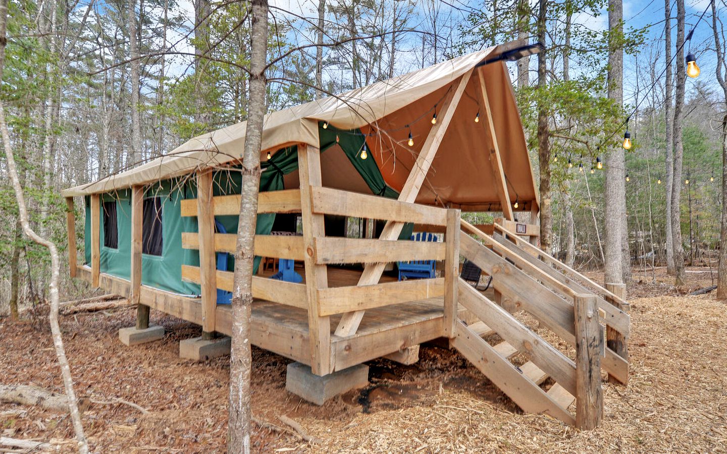 Ultimate Glamping Adventure in Suches, Georgia with a Safari Tent Retreat