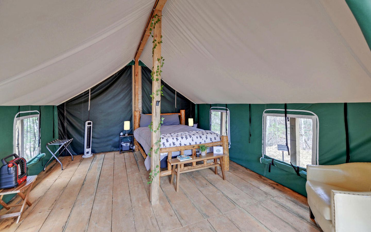 Ultimate Glamping Adventure in Suches, Georgia with a Safari Tent Retreat