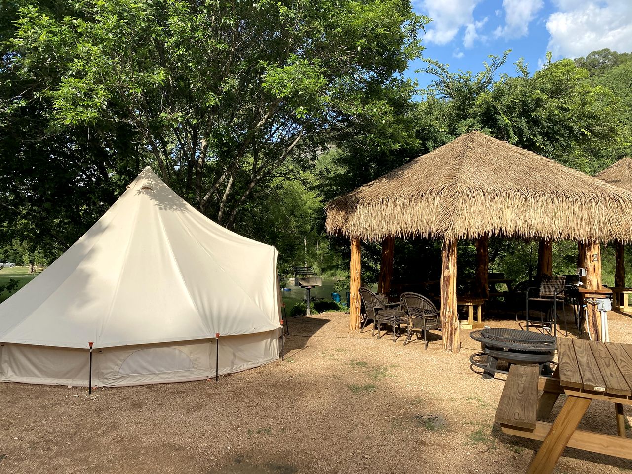 Tent #E & Cabana #6's Ultimate Family Glamping Getaway in New Braunfels, TX