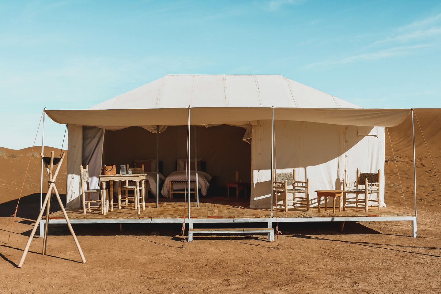 Picturesque Tent for a Luxurious Desert Getaway in the Sahara, Morocco