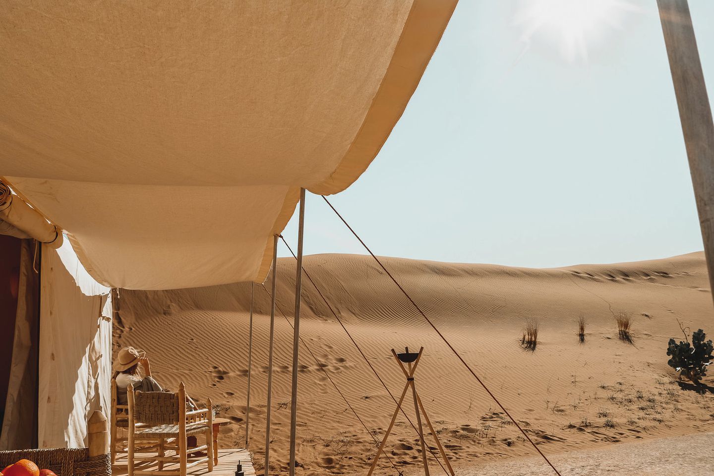 Picturesque Tent for a Luxurious Desert Getaway in the Sahara, Morocco