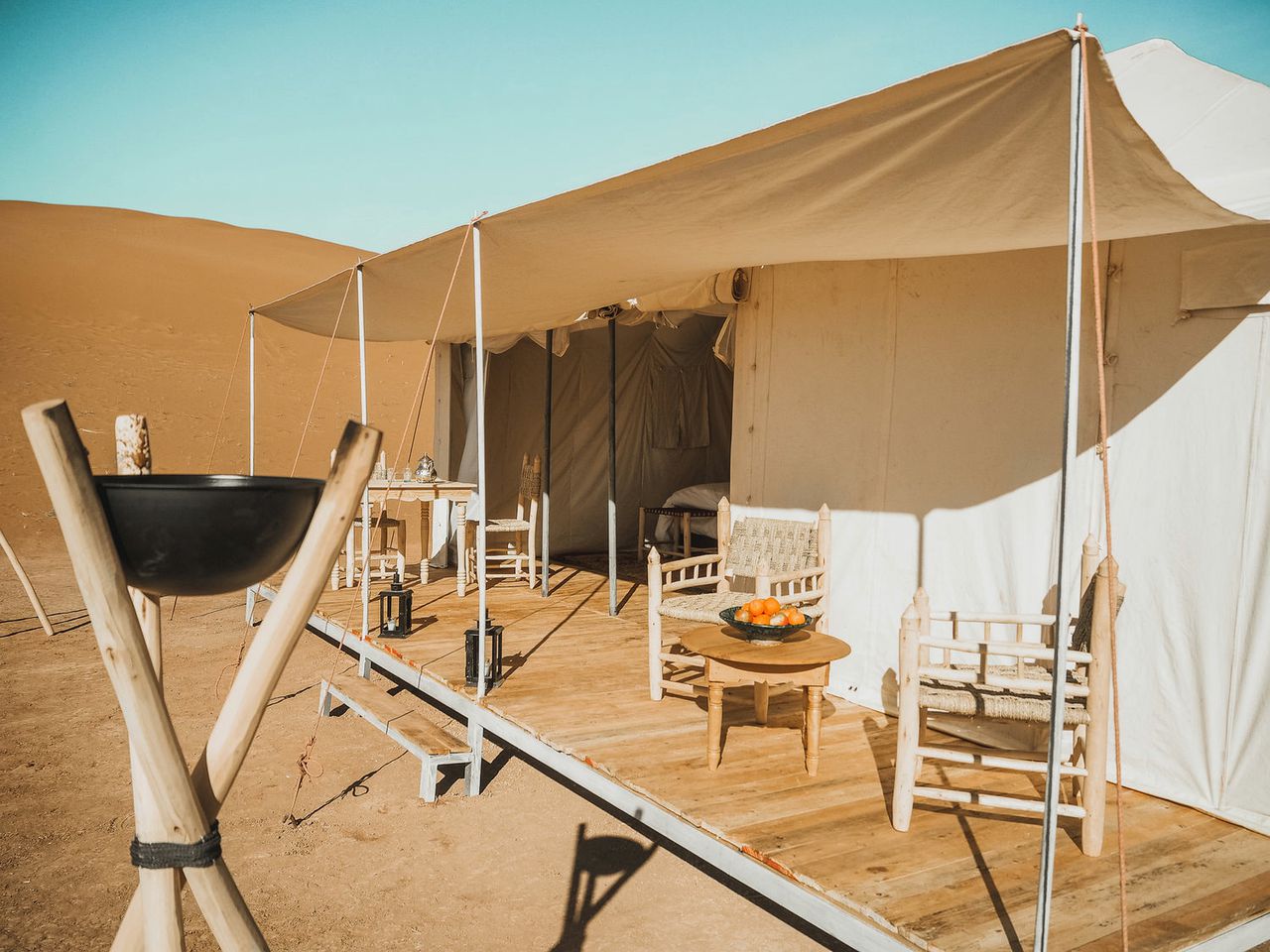 Picturesque Tent for a Luxurious Desert Getaway in the Sahara, Morocco