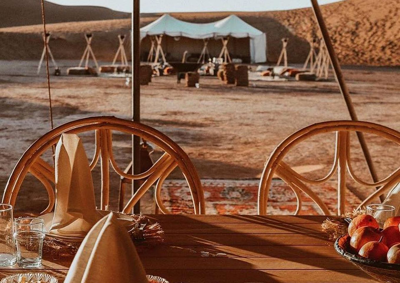 Picturesque Tent for a Luxurious Desert Getaway in the Sahara, Morocco