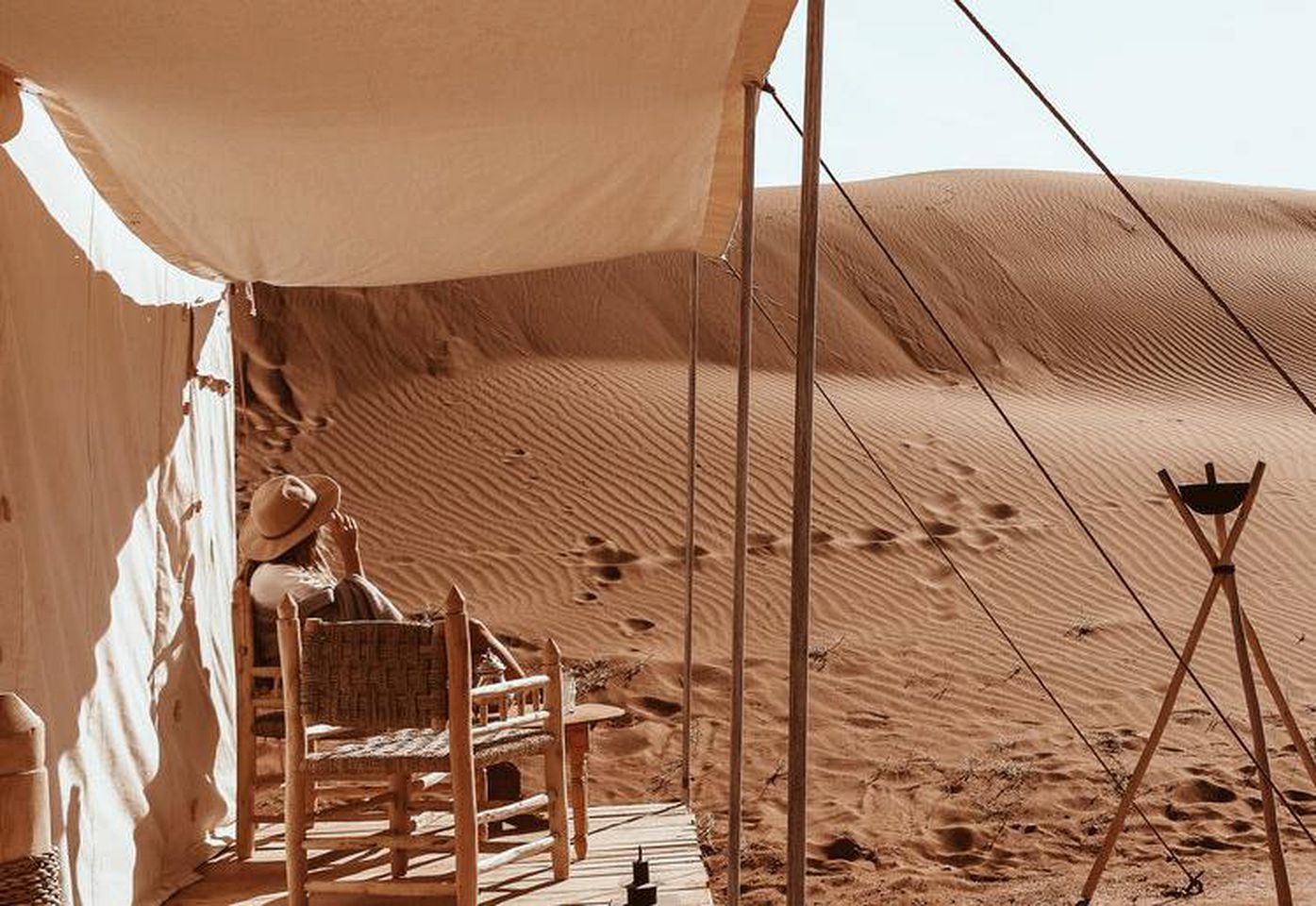 Picturesque Tent for a Luxurious Desert Getaway in the Sahara, Morocco