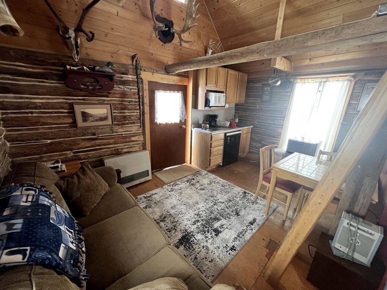 Charming Log Cabin with Mountain Views near Trails in Pony, Montana