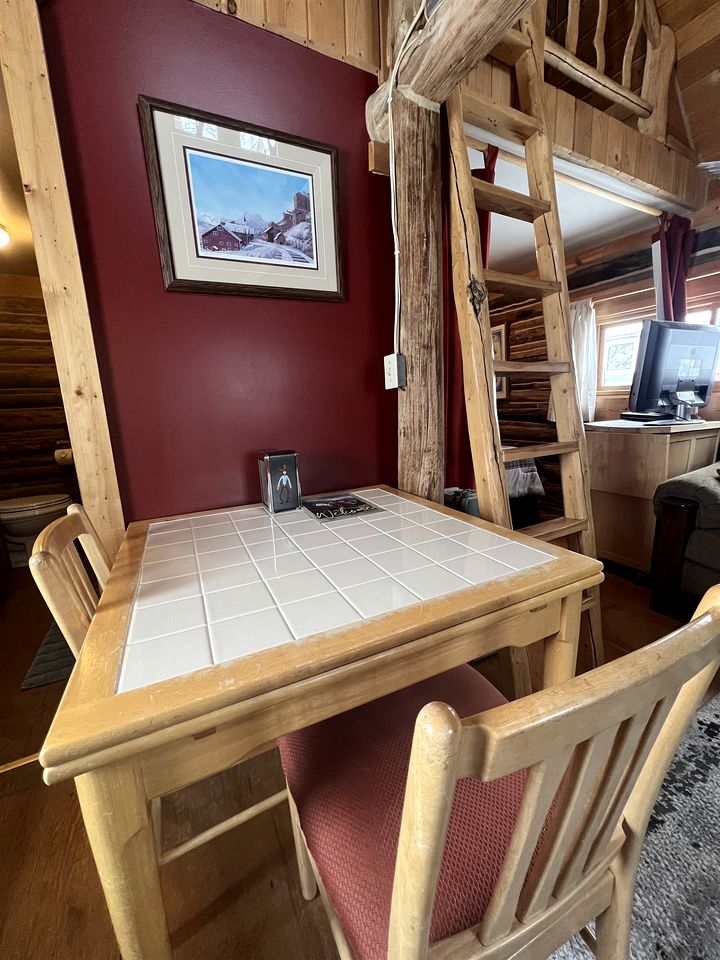 Charming Log Cabin with Mountain Views near Trails in Pony, Montana