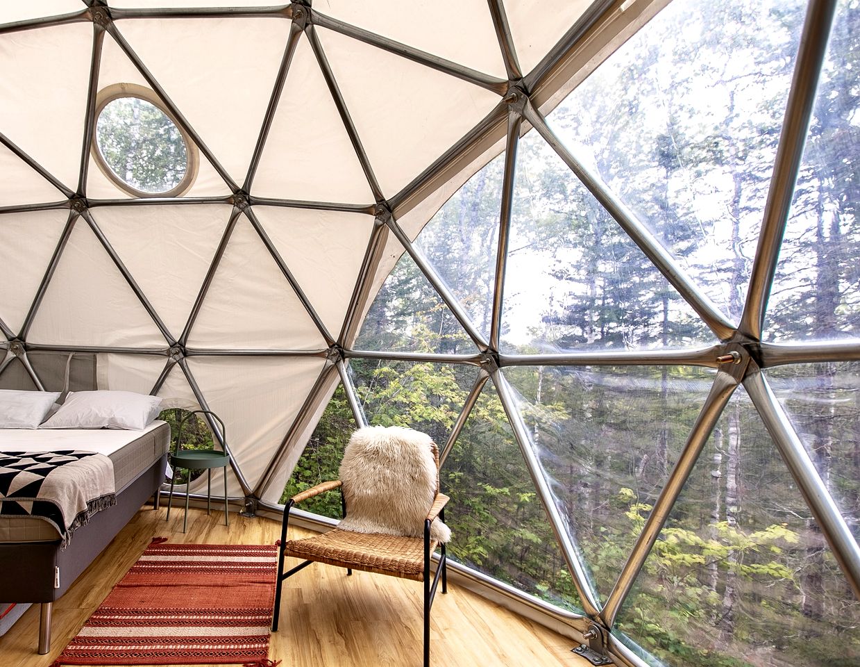 Unforgettable Dome with Fire Pit and Forest Views in West Cook, Minnesota