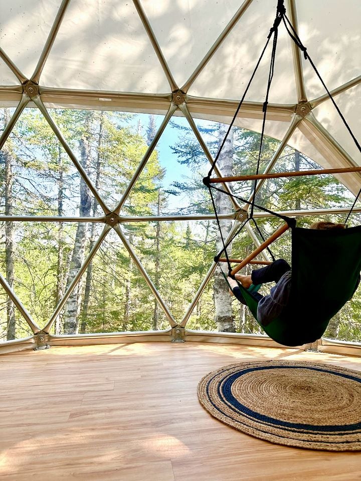 Unforgettable Dome with Fire Pit and Forest Views in West Cook, Minnesota