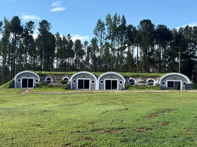 Unique Earth Home Stay with Pet Goats and Fishing Pond near Lake Gaston NC