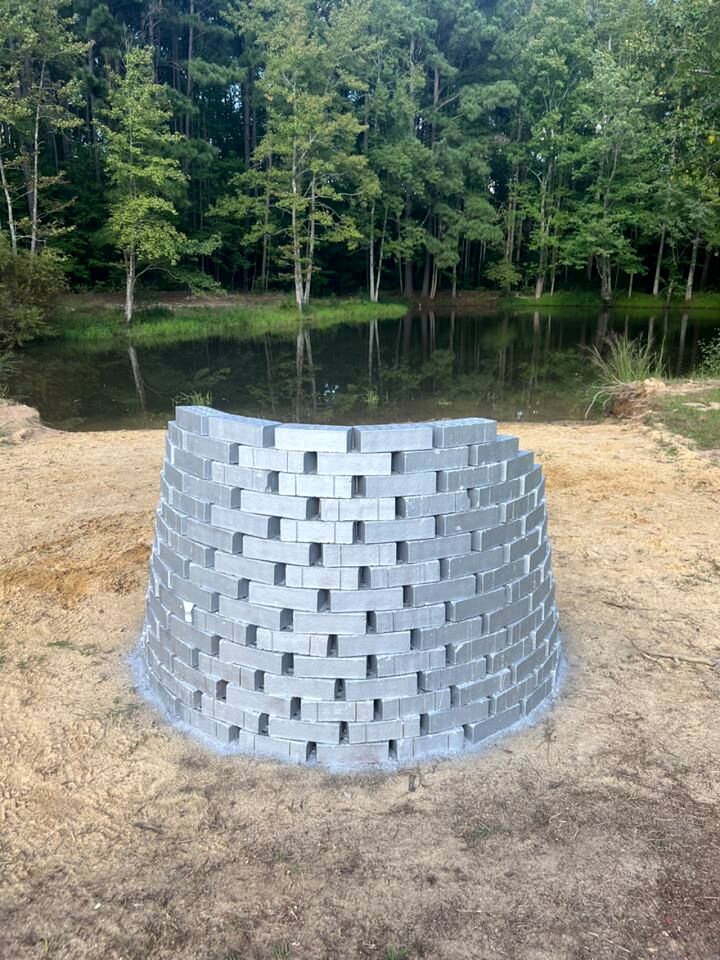 Unique Earth Home Stay with Pet Goats and Fishing Pond near Lake Gaston NC