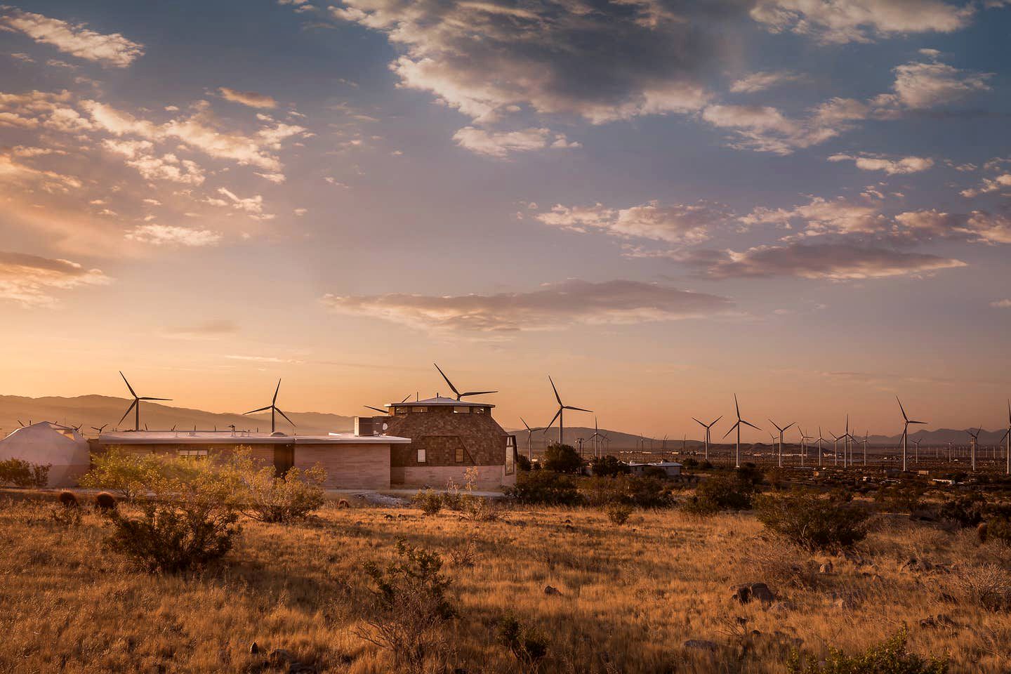 Unique and Secluded Dome Retreat Surrounded by Mountains in Palm Springs