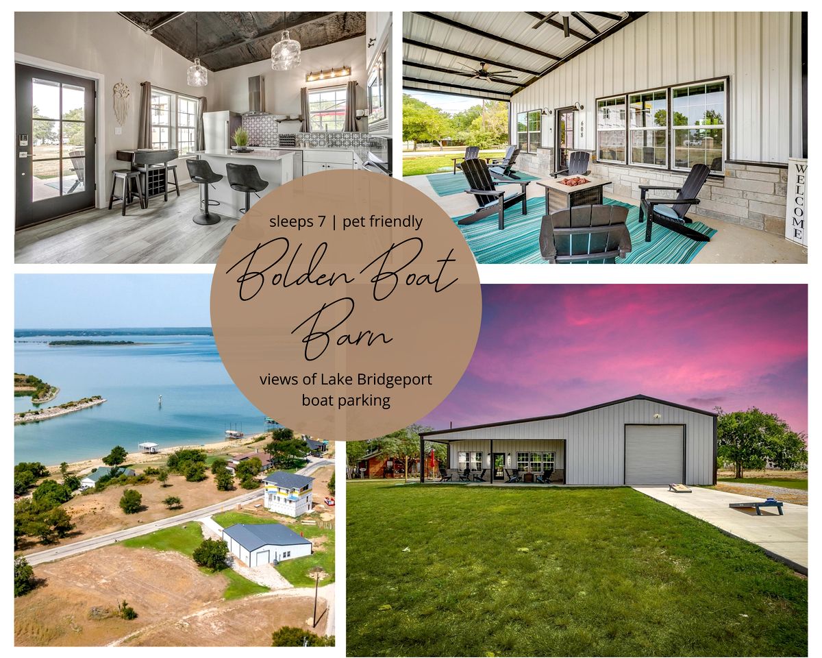 Unique Barn by the Lake in Bridgeport, Texas