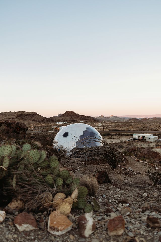 Unique Dome with Great Desert Views in Terlingua, Texas