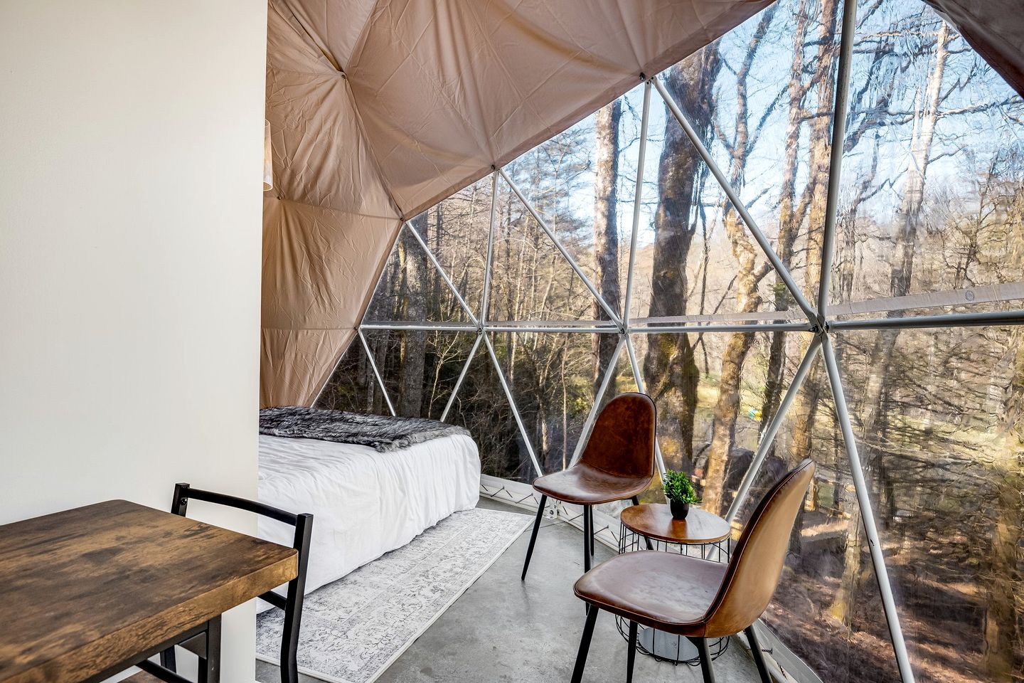 Unique Dome for a Romantic Escape Surrounded by the Peaceful Sounds of Nature in Rosman, North Carolina