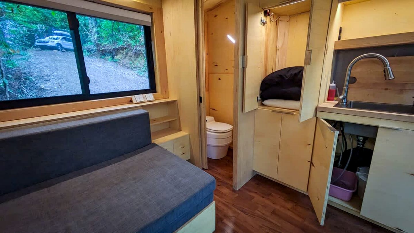 Unique Ecopod Tiny House Surrounded by Nature for a Peaceful Escape in Harrington, Quebec