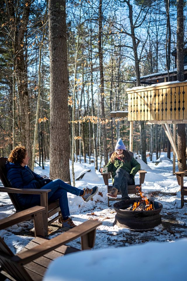 Tree House Rental Ideal for a Unique Getaway near Lake Sunapee in New Hampshire