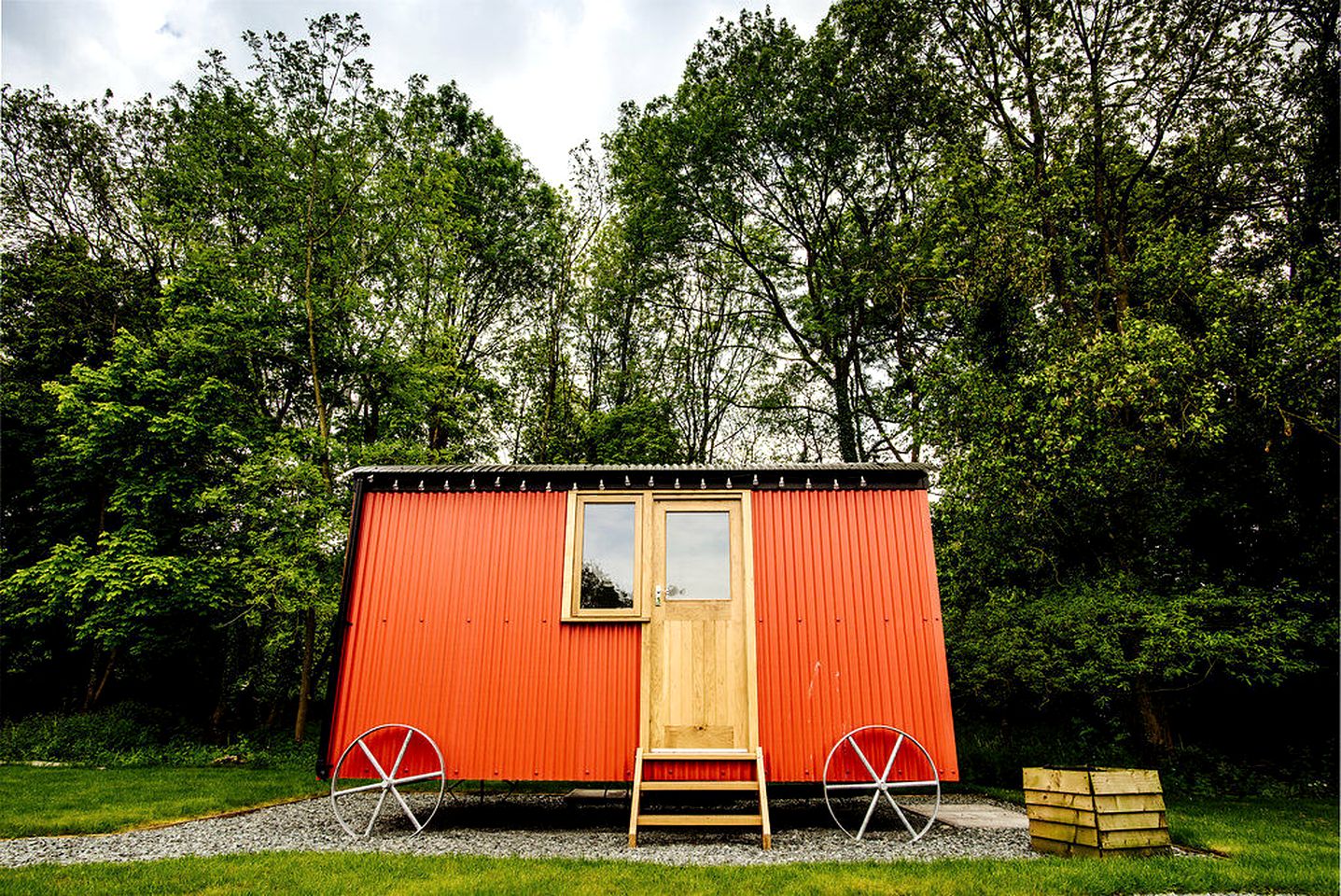 Unique Camping Rental in Deluxe Shepherd's Huts near Preston, England