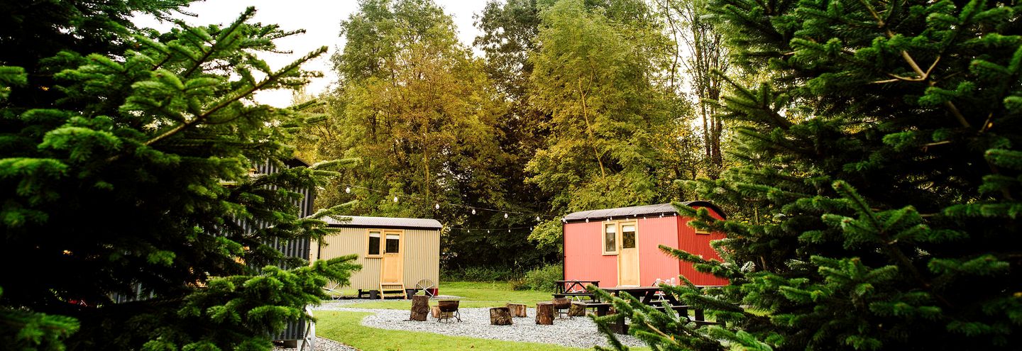 Unique Camping Rental in Deluxe Shepherd's Huts near Preston, England