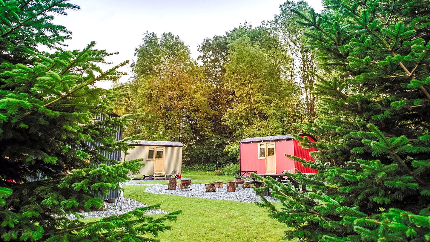 Unique Camping Rental in Deluxe Shepherd's Huts near Preston, England