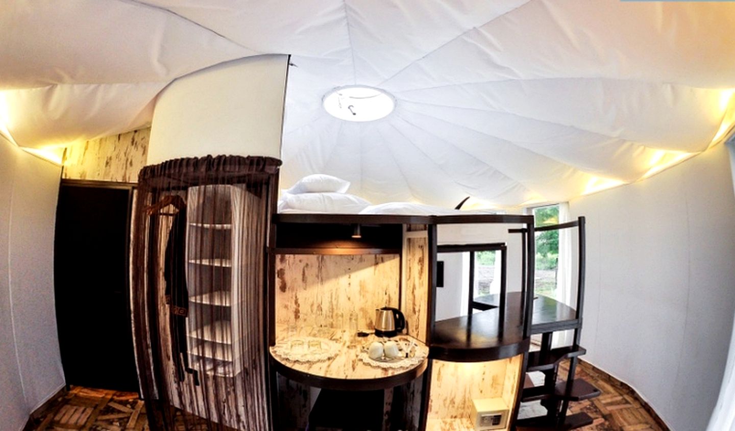 Unique Stylish Luxury Yurts in Prime Horseback Riding Terrain, Hungary