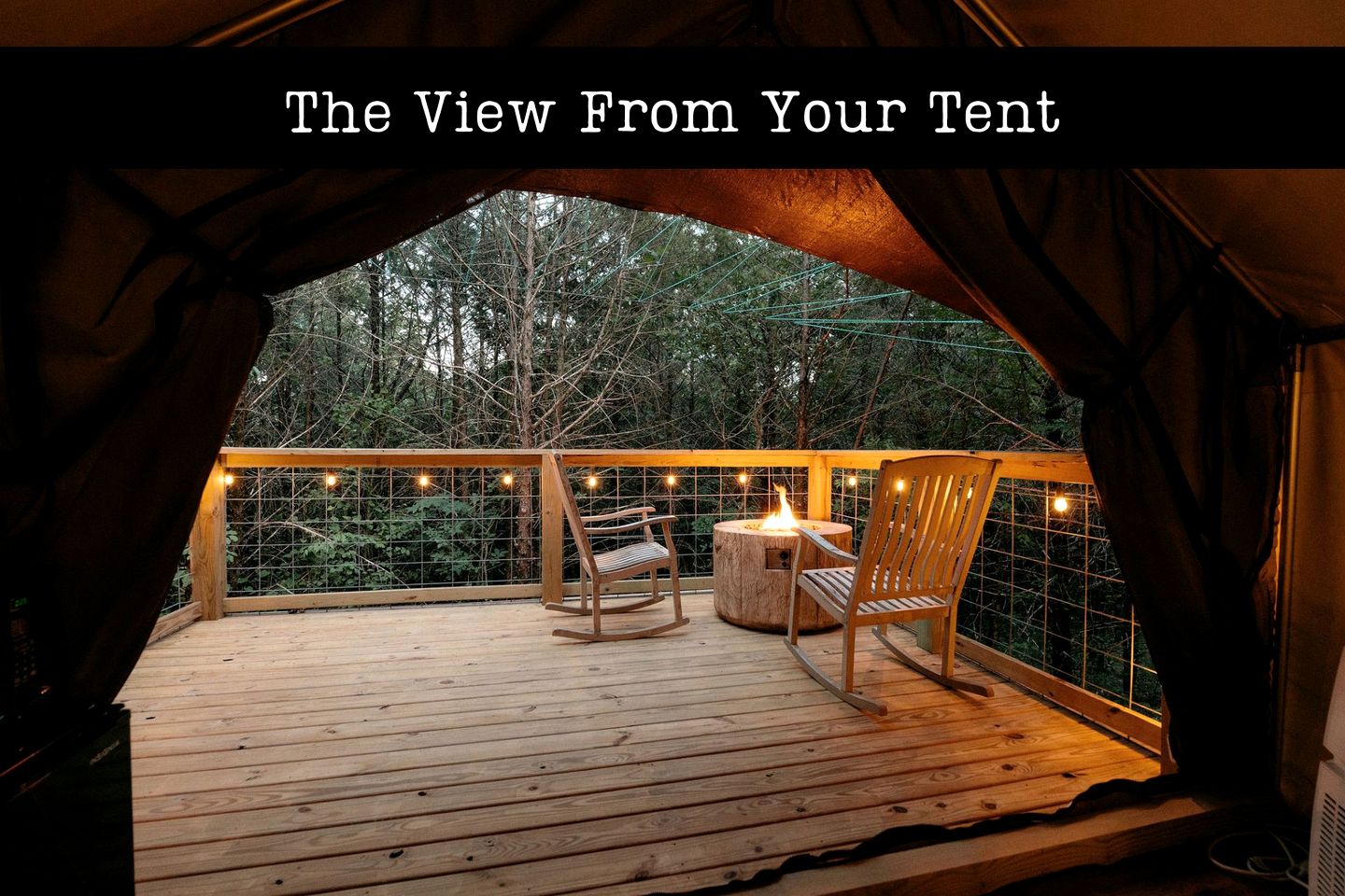 Unique Treehouse Tent Ideal for Couples in Branson, Missouri