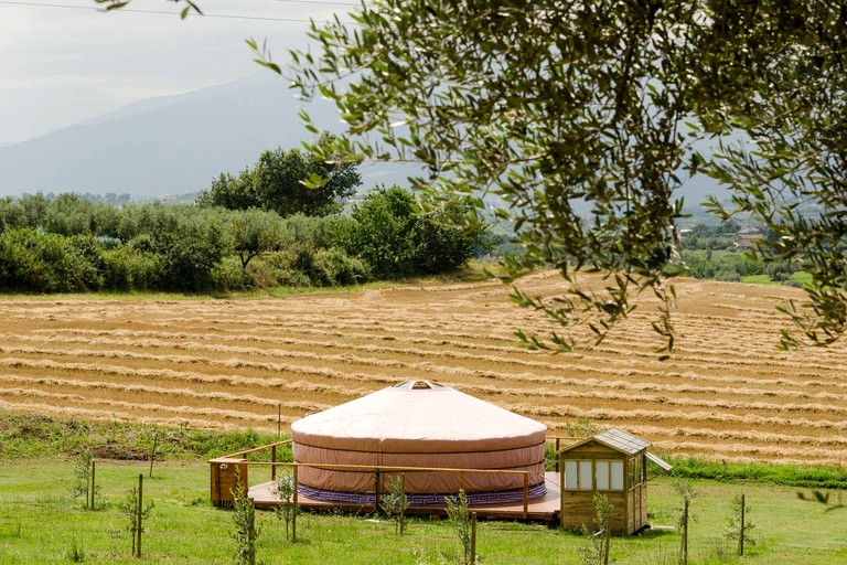 Yurts (Pescara, Abruzzo, Italy)