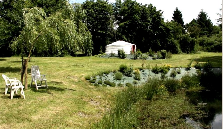 Yurts (Le Theil-Bocage, Normandy, France)