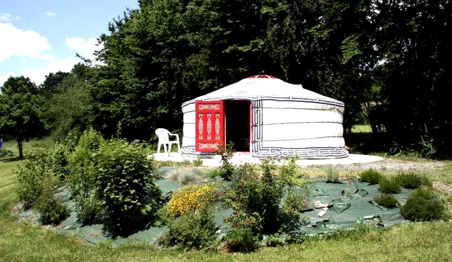 Unique Yurts in the French Countryside of Normandy