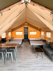 Unplug and Reconnect: Creekside Safari Tent Glamping in Cibolo, Texas