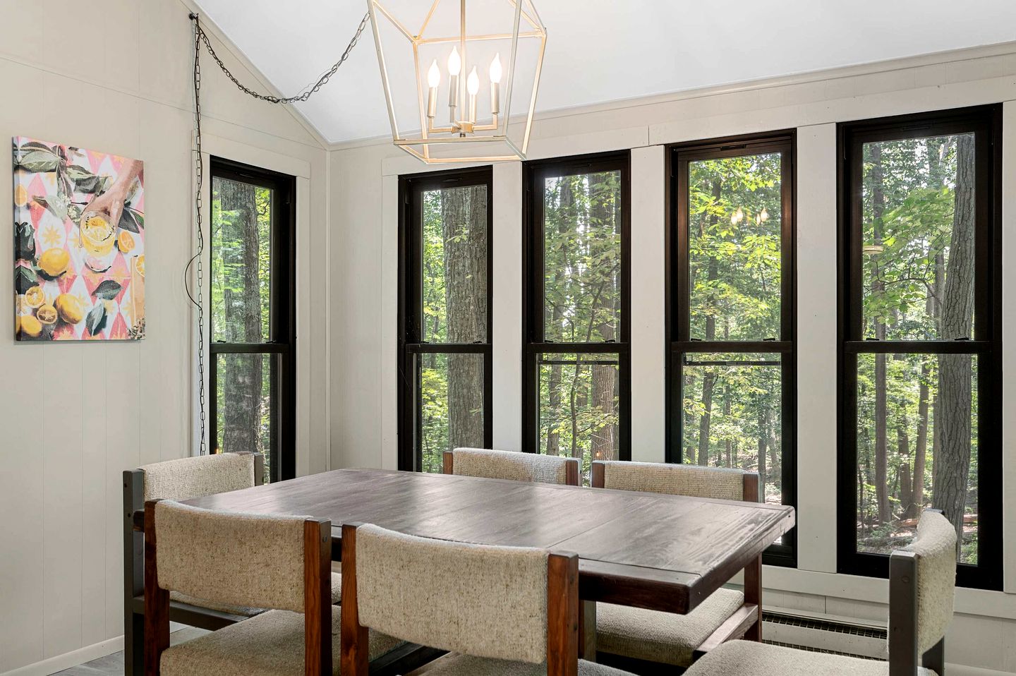 Modern Light-Filled Cabin with Fire Pit and Deck near Berkeley Springs, West Virginia