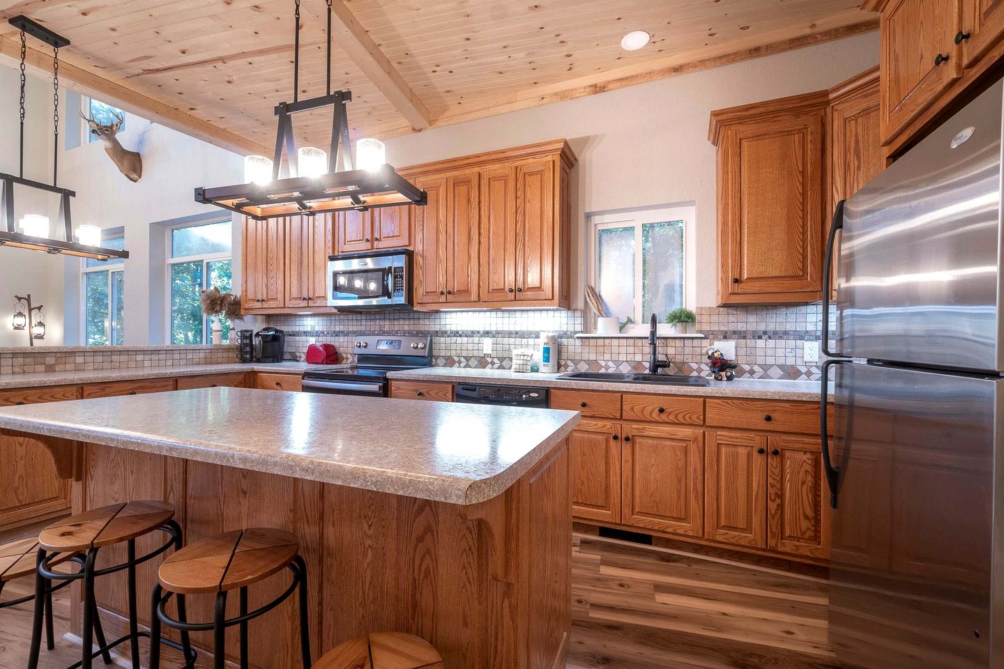 Luxury Mountain Retreat with Hot Tub, Game Room, and Two Scenic Decks in Helen, Georgia