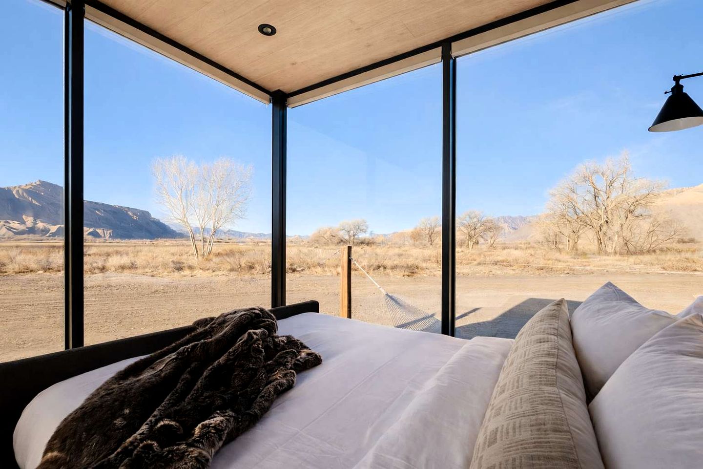 Secluded Desert Retreat with Mirrored Glass & Scenic Views | Near Torrey, Utah