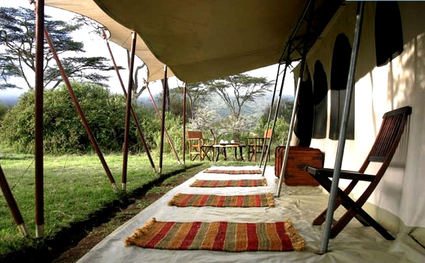 Upscale Safari Camp with Game Drives to View Native Wildlife in Masai Mara, Kenya