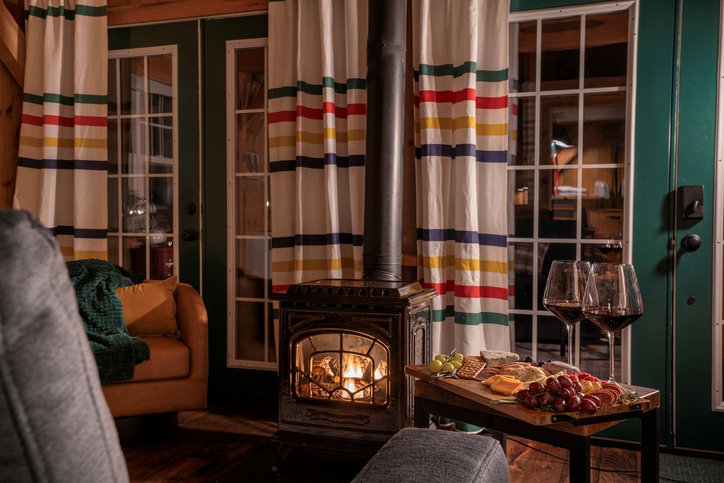 Peaceful Woodland Escape with Two Cabins, Firepit Nights & Hot Tubs in Bethel, Maine