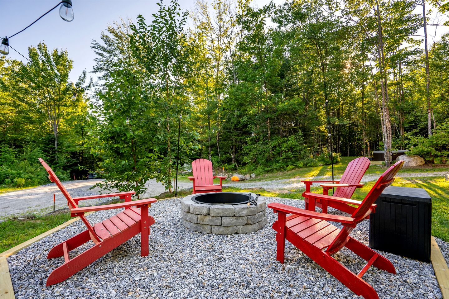 Peaceful Woodland Escape with Two Cabins, Firepit Nights & Hot Tubs in Bethel, Maine