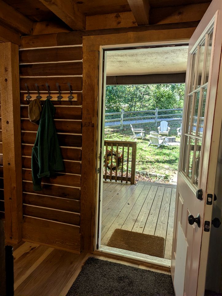 Cozy Mountain Cabin with Fire Pit and Forest Views near Downtown Black Mountain, NC