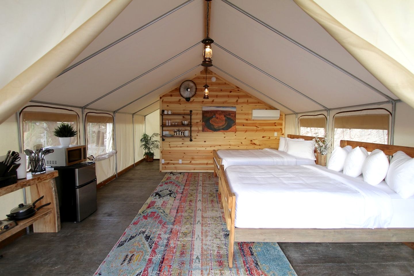 Luxury Utah Glamping Zion Tent Rentals for Group Getaways