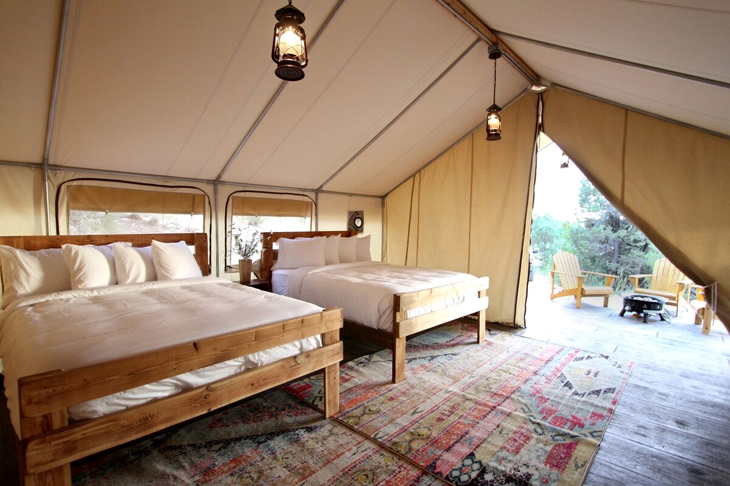 Luxury Utah Glamping Zion Tent Rentals for Group Getaways