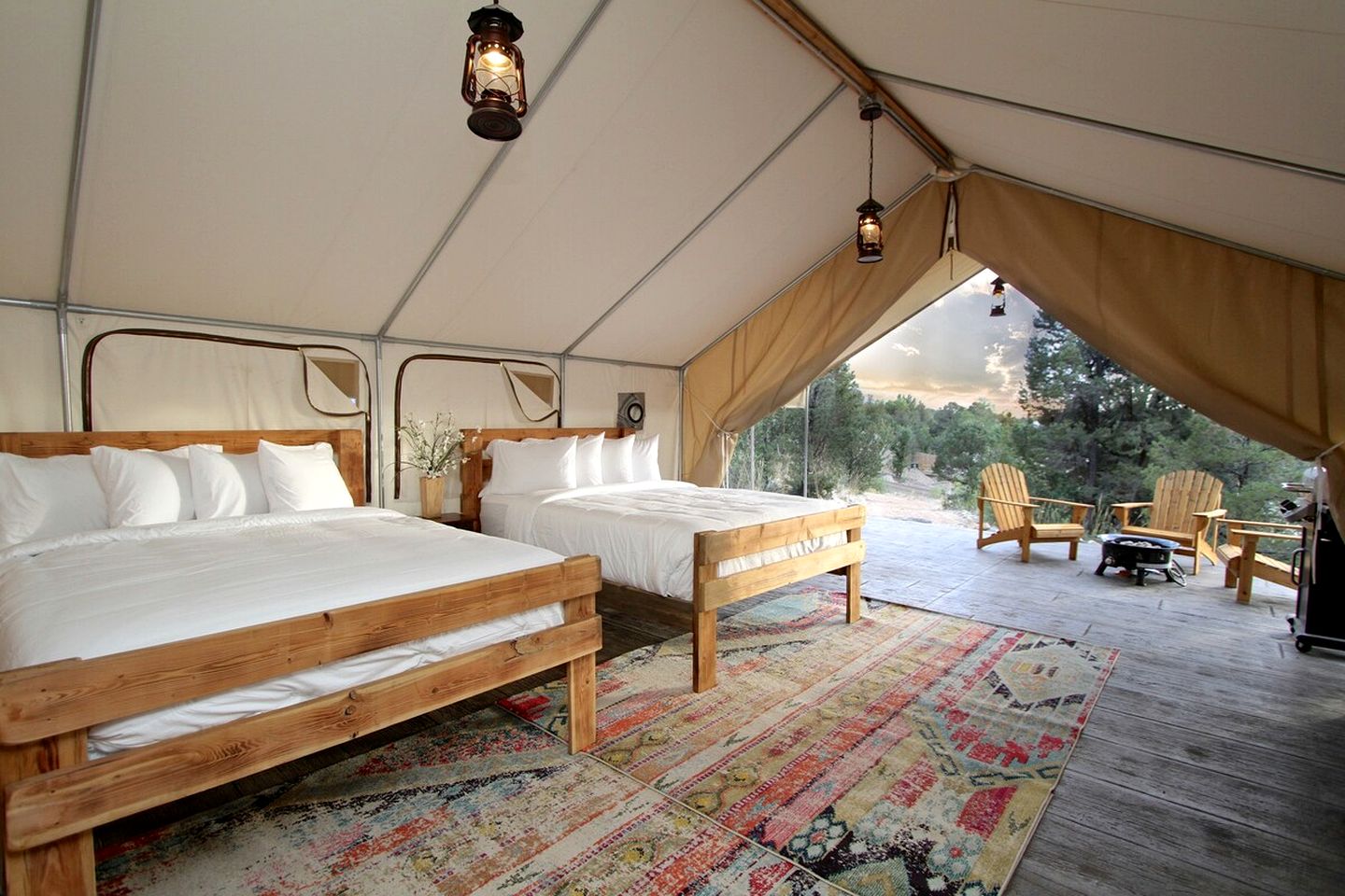 Luxury Utah Glamping Zion Tent Rentals for Group Getaways