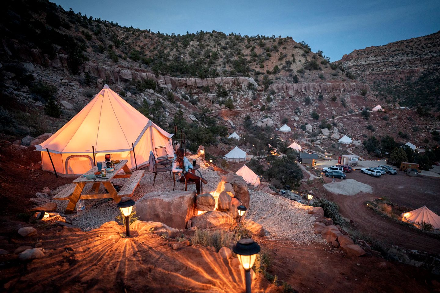 Romantic Getaway Tent on Glamping Site near Canaan Mountain Wilderness Area, Utah