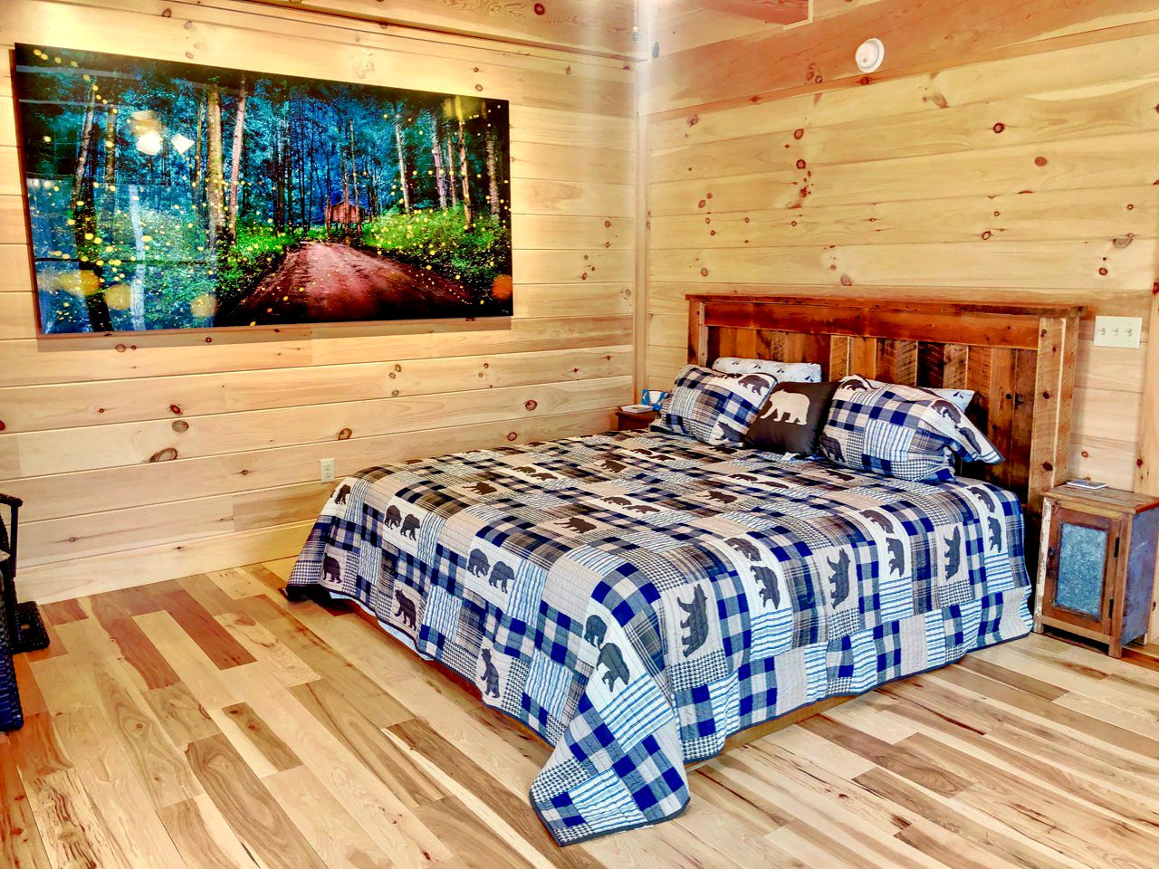 Majestic New Hampshire Log Cabin Rental with Views of Cannon Mountain