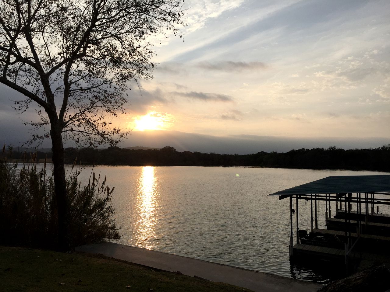 Homey Cabin Rental with Boat Docks on Lake LBJ in Kingsland, Texas