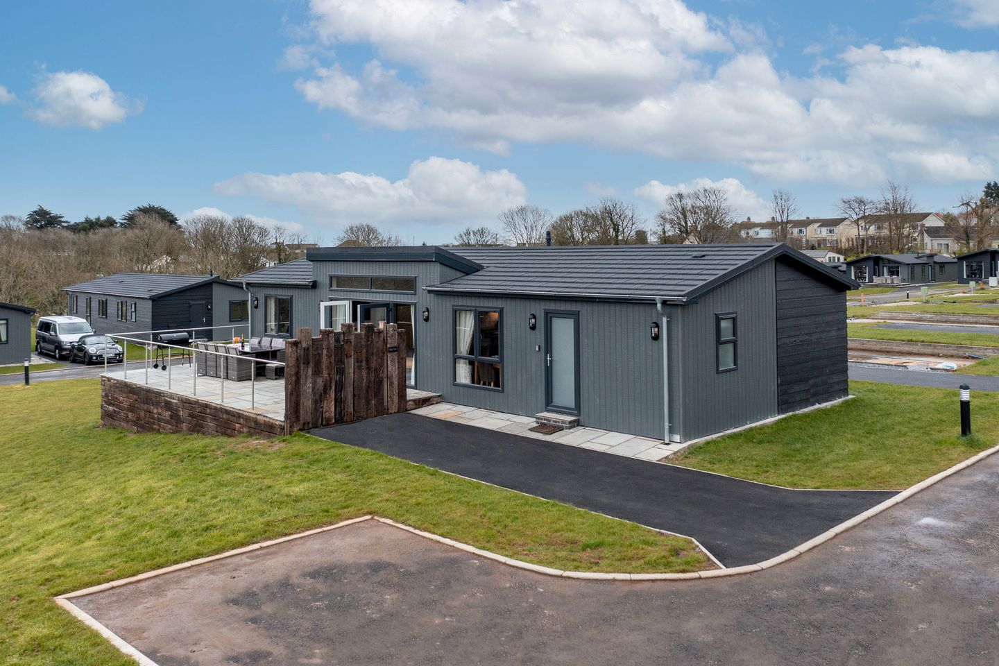 Exclusive Lodge Escape with Hot Tub by Tenby in Pembrokeshire, Wales