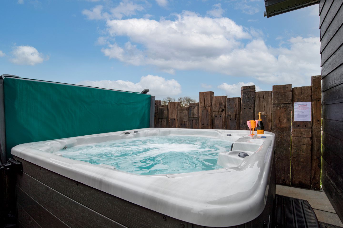 Exclusive Lodge Escape with Hot Tub by Tenby in Pembrokeshire, Wales