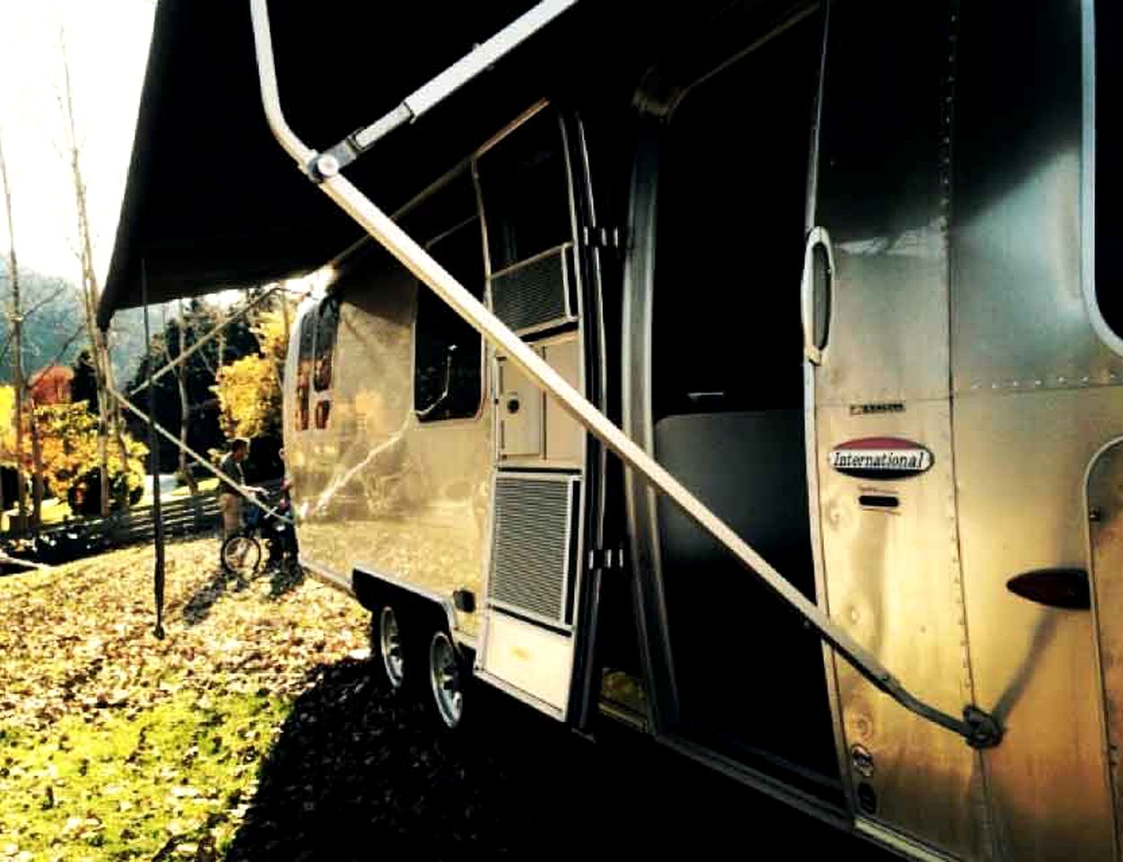 Luxurious Classic Airstream Rental for Two on Farm in Central Greece