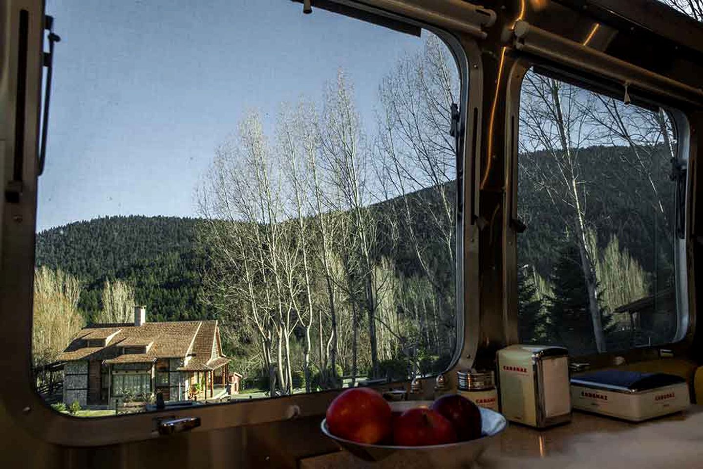 Luxurious Classic Airstream Rental for Two on Farm in Central Greece