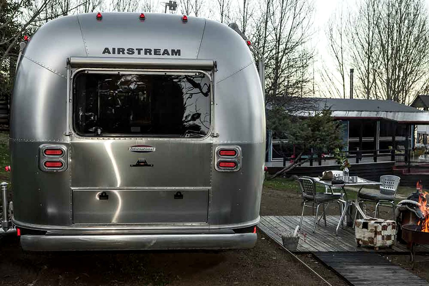 Luxurious Classic Airstream Rental for Two on Farm in Central Greece